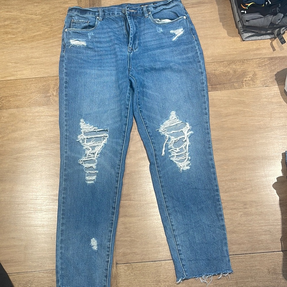 Boutique jeans, size 30, “mom jean” style